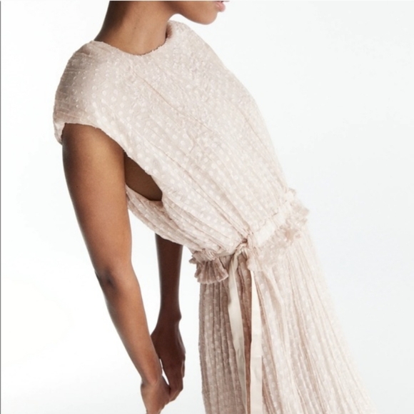 Zara Cream Midi Dress - Picture 3 of 14